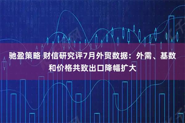 驰盈策略 财信研究评7月外贸数据：外需、基数和价格共致出口降幅扩大